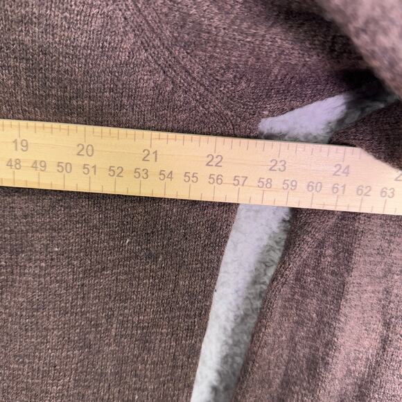 Philosophy by Dane Lewis 100% cashmere Long cardigan women’s XL heather brown - Picture 3 of 9